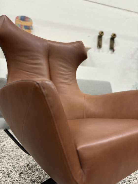 Image 1 of Design On Stock Nosto Relax Fauteuil Loxton Leer Mongrove