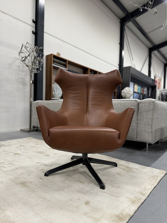 Image 1 of Design On Stock Nosto Relax Fauteuil Loxton Leer Mongrove