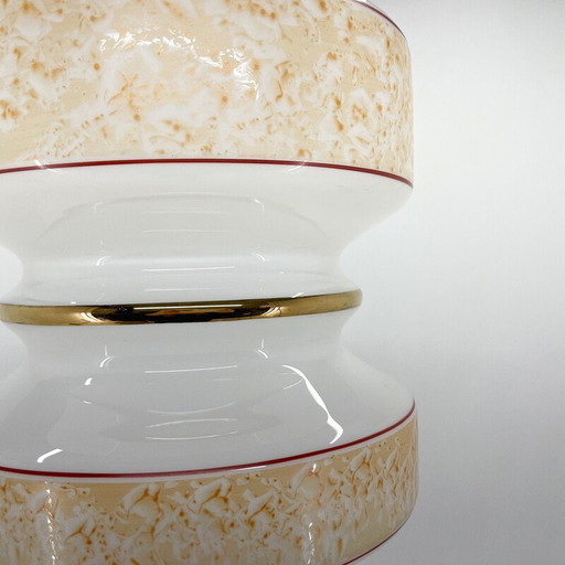 Glazen hanglamp uit de Mid Century, Tsjecho-Slowakije 1970