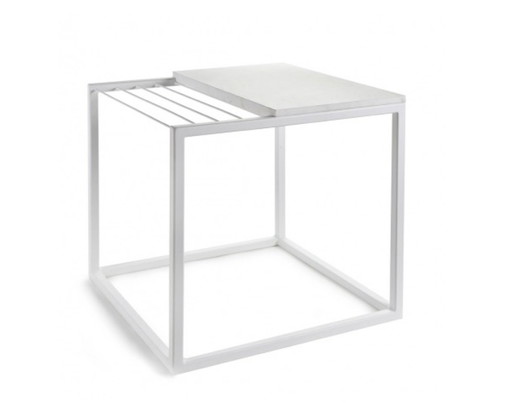 Serax Krantentafel Hang It Table White Marble 