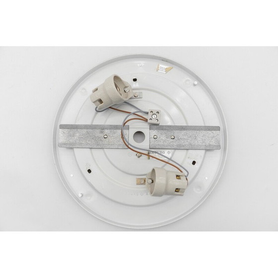 Image 1 of Vintage glazen plafondlamp voor Limburg, Duitsland 1960