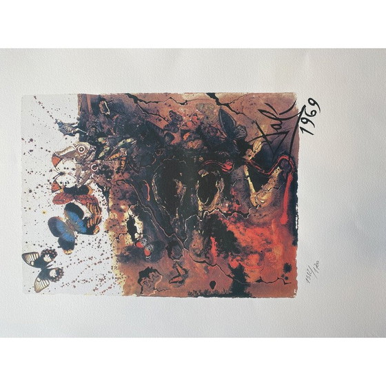 Image 1 of Vintage litho van Salvador Dali, Frankrijk 1969