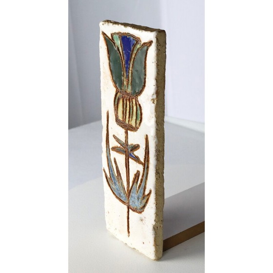 Image 1 of Vintage keramische plaquette van Les Argonautes Vallauris, 1950