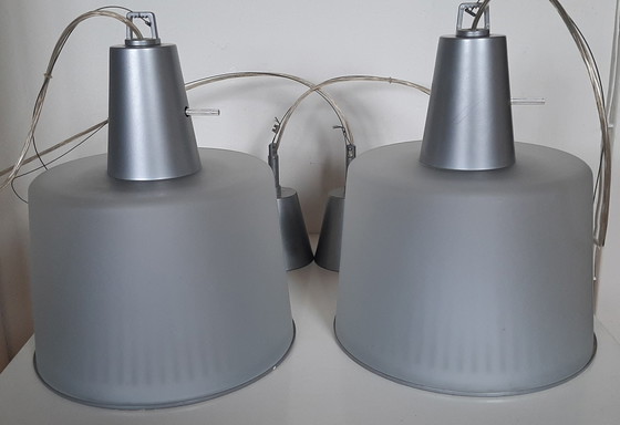 Image 1 of 2x Ikea PS type T 9815 design hanglamp uit 1999