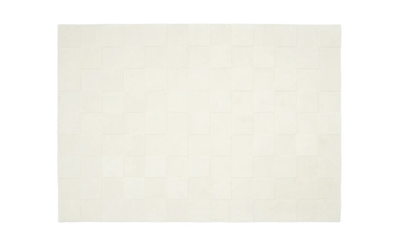 Image 1 of Fest Vloerkleed Checks Beige In 299 X 207Cm Wol Katoen