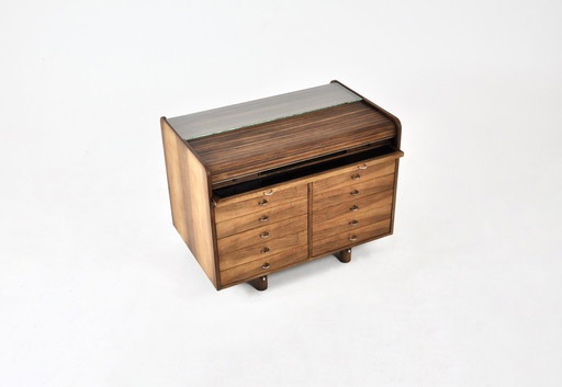 "804" bureau met rolblad van Gianfranco Frattini voor Bernini, 1960S