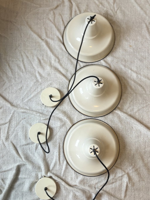 Vintage Emaille Hanglampen