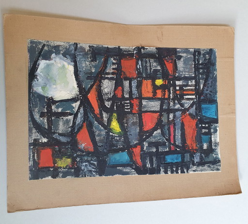 Abstract Werk Van Thérèse Delepeleer