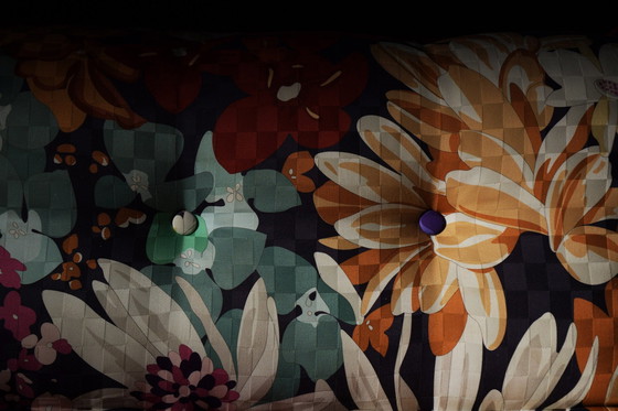 Image 1 of Prachtige kleurrijke Mah Jong Missoni stof van Hans Hopfer voor Roche Bobois Frankrijk