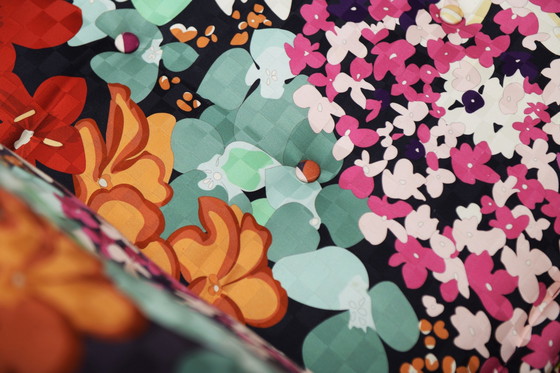 Image 1 of Prachtige kleurrijke Mah Jong Missoni stof van Hans Hopfer voor Roche Bobois Frankrijk