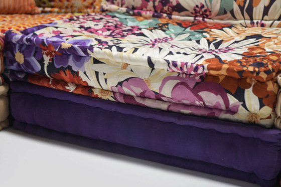 Image 1 of Prachtige kleurrijke Mah Jong Missoni stof van Hans Hopfer voor Roche Bobois Frankrijk