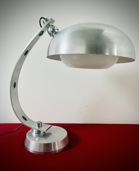 Image 1 of Vintage Italiaanse Bureaulamp Toegewezen Aan Angelo Lelli - Arredoluce 