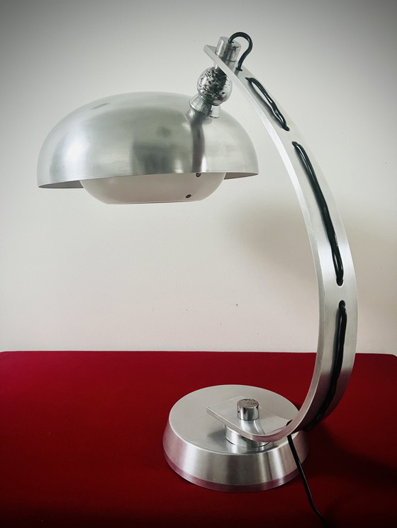 Image 1 of Vintage Italiaanse Bureaulamp Toegewezen Aan Angelo Lelli - Arredoluce 