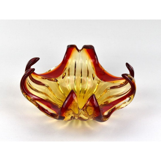 Image 1 of Vintage Murano glazen schaal Mandruzzato, Italië 1950