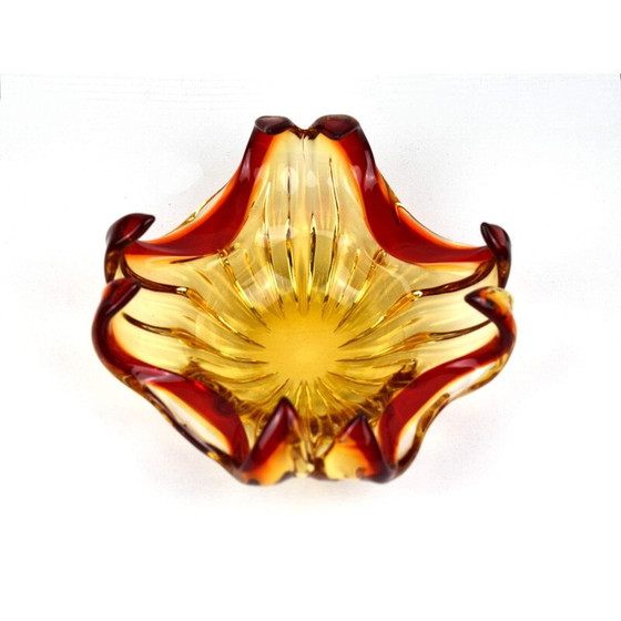 Image 1 of Vintage Murano glazen schaal Mandruzzato, Italië 1950