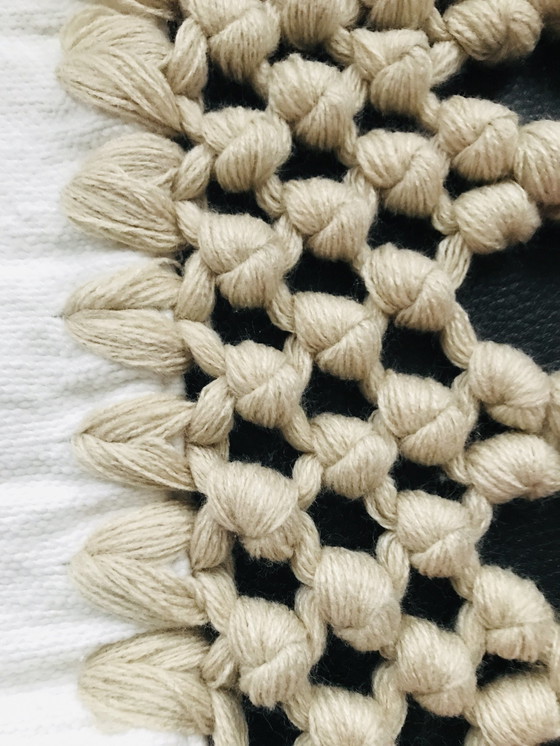 Image 1 of Beige Macramé Kussenhoes