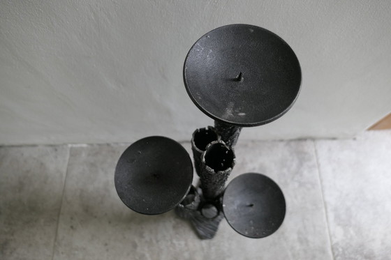 Image 1 of Grote Vintage Brutalist Kandelaar 