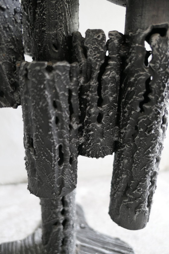 Image 1 of Grote Vintage Brutalist Kandelaar 