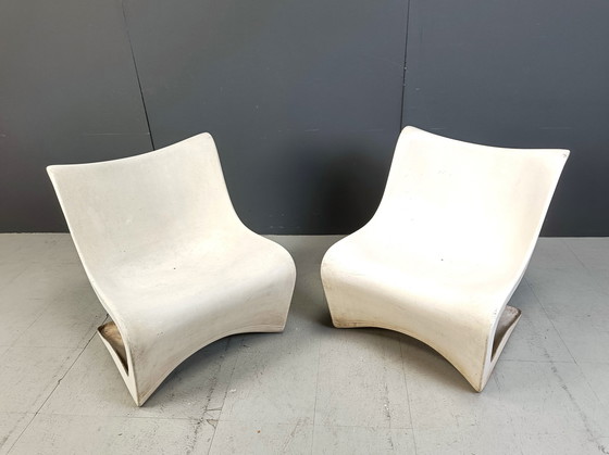 Image 1 of Paar Silène Loungestoelen Door M. Borgnat Voor Clairitex, 1960S