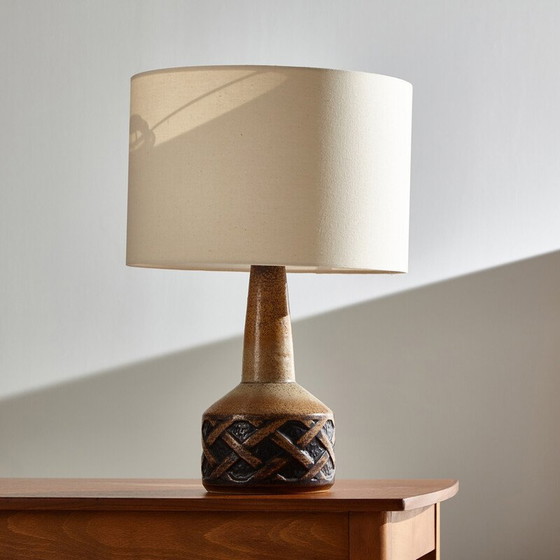 Image 1 of Vintage keramieken tafellamp van Søholm Stentøj, jaren 1960