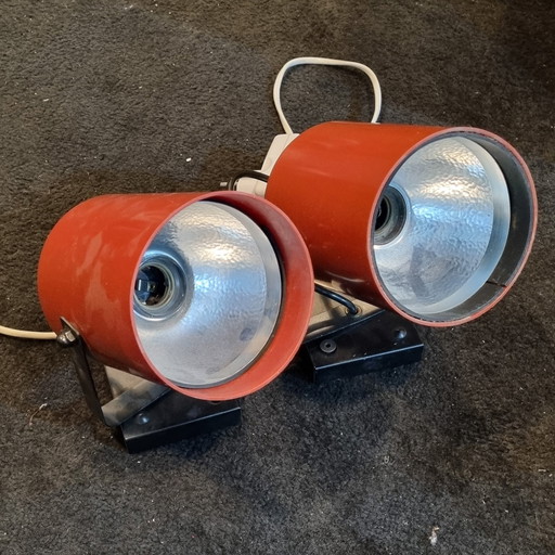 2x Vintage Spotlampen