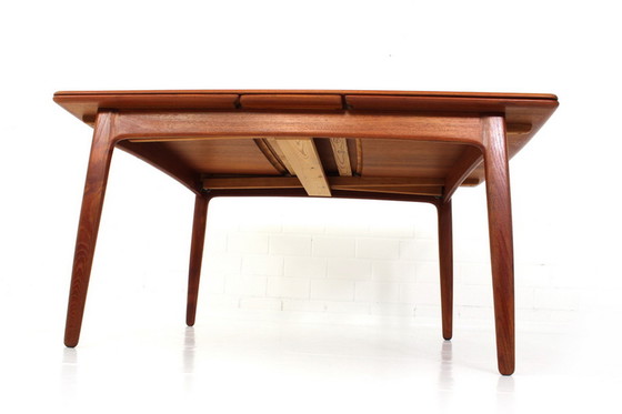 Image 1 of Svend Aage Madsen XXL Deense teakhouten eettafel van K. Knudsen & Son, extra breed