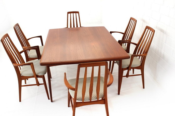 Image 1 of Svend Aage Madsen XXL Deense teakhouten eettafel van K. Knudsen & Son, extra breed