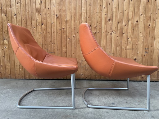 Rolf Benz fauteuil 582 - 2 stuks