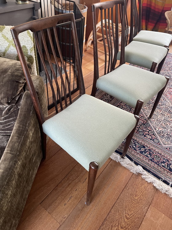 Image 1 of 4x Vintage eetkamerstoelen