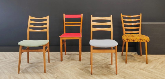 Image 1 of 4x vintage eetkamerstoelen