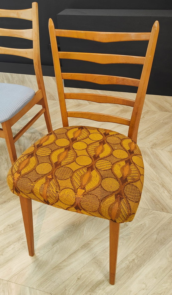 Image 1 of 4x vintage eetkamerstoelen