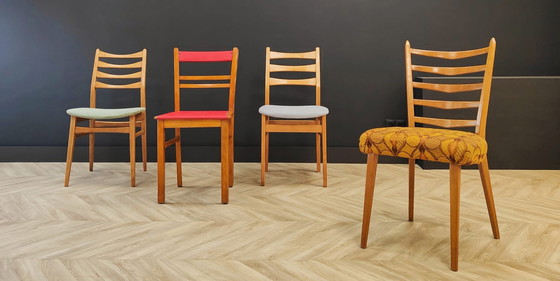 Image 1 of 4x vintage eetkamerstoelen
