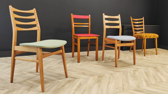 Image 1 of 4x vintage eetkamerstoelen