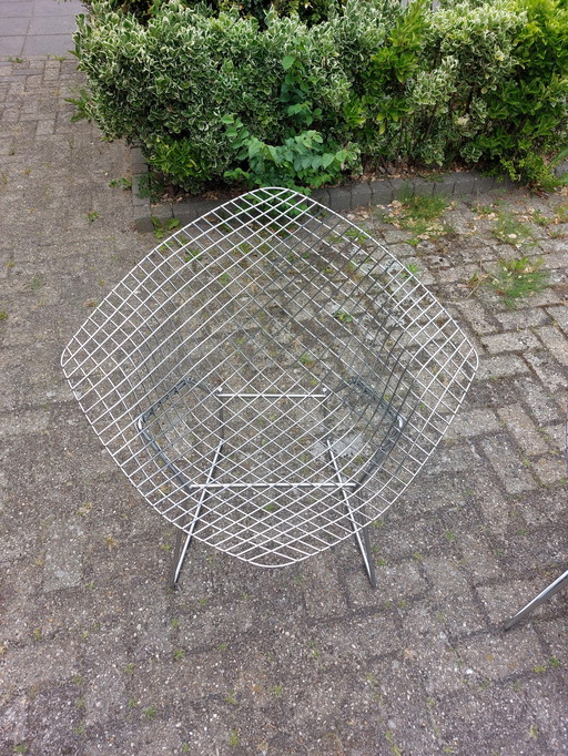 2 Knoll bertoia stoelen