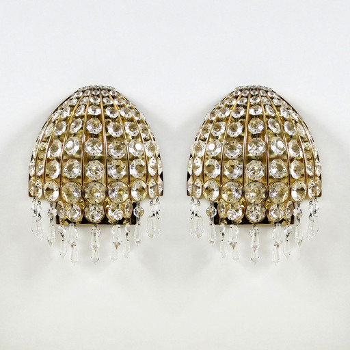 2x vintage Palwa wandlampen