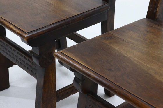 Image 1 of 2 x antieke eetkamerstoel