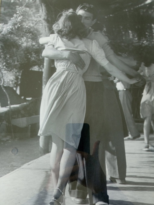 Vincenzo Balocchi - Man and woman dancing in a close embrace