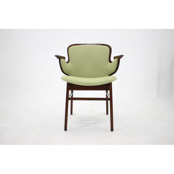 Image 1 of Vintage beuken schaal fauteuil van Hans Olsen voor Bramin Mobler, Denemarken 1950