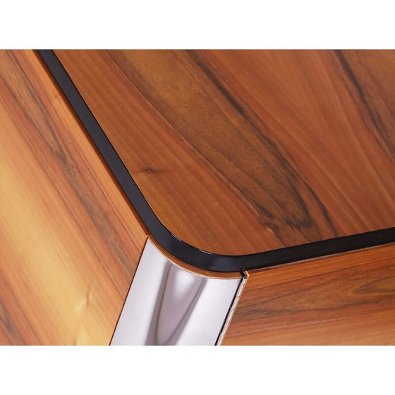 Image 1 of Vintage Tsjechisch Art Deco highboard in walnootfineer voor Tschechisches Wohndesign Manufaktur, 1920-1930