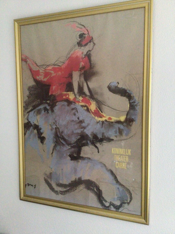 Image 1 of Affiche Wereld Kerstcircus Carré 1993