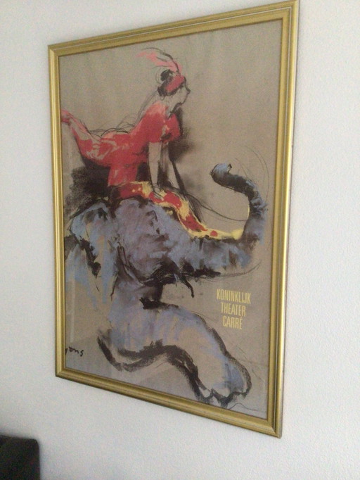 Affiche Wereld Kerstcircus Carré 1993