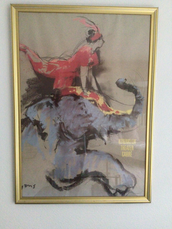 Image 1 of Affiche Wereld Kerstcircus Carré 1993