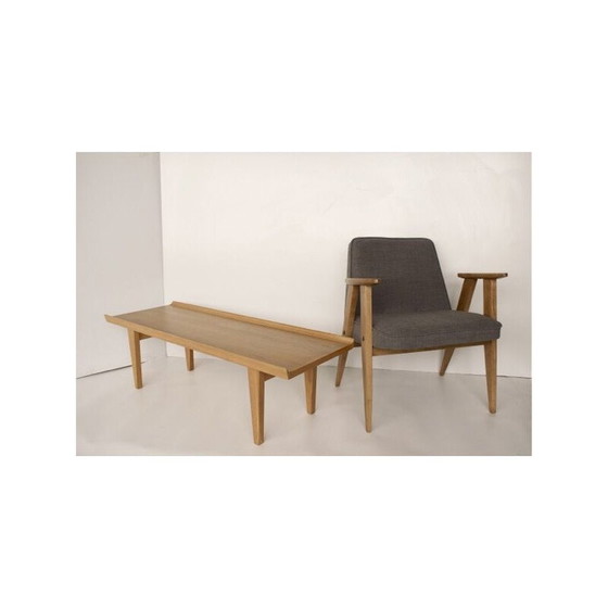 Image 1 of Vintage licht eiken salontafel, 1950