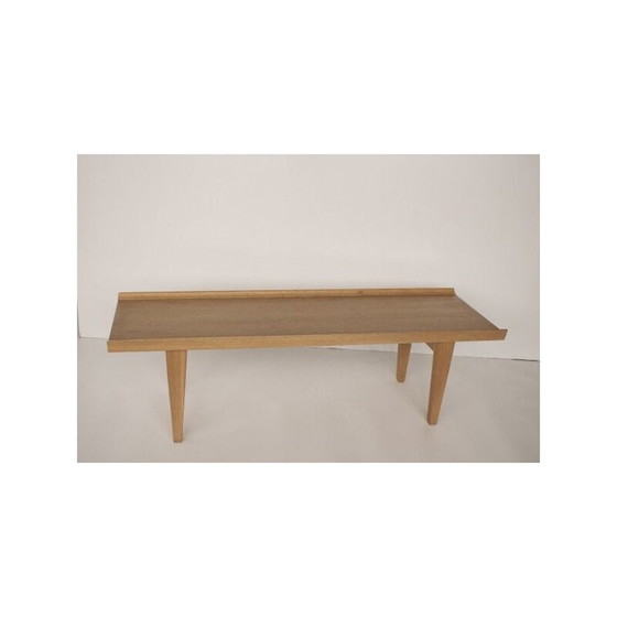 Image 1 of Vintage licht eiken salontafel, 1950