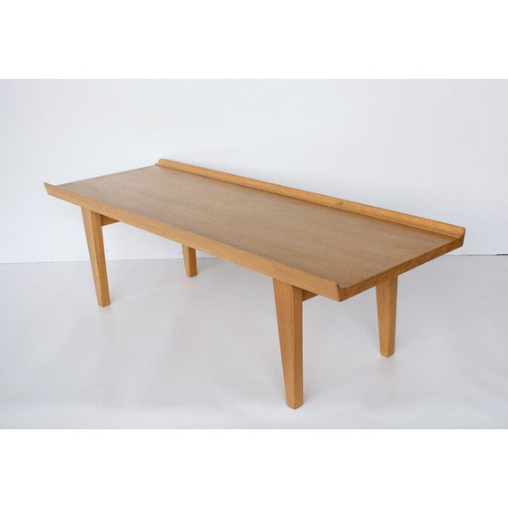 Image 1 of Vintage licht eiken salontafel, 1950