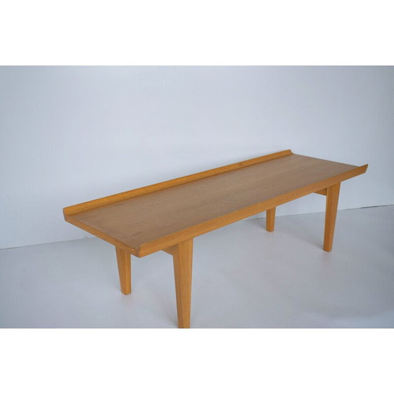 Image 1 of Vintage licht eiken salontafel, 1950