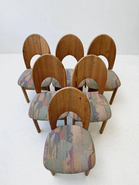 Image 1 of Set van 6 Deense stoelen van Niels Koefoed voor Glostrup, 1960