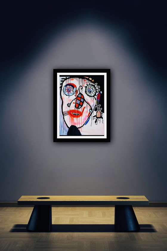 Image 1 of Paul Indrek Kostabi: “Leggo My Ego, Gesigneerd, E.A., 2013". 