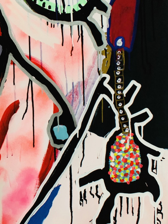 Image 1 of Paul Indrek Kostabi: “Leggo My Ego, Gesigneerd, E.A., 2013". 