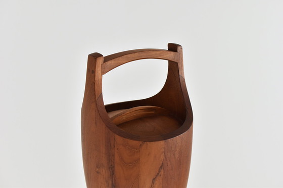 Image 1 of Ijsemmer model Congo in teak door Jens Quistgaard voor Dansk Design, Denemarken 1955.